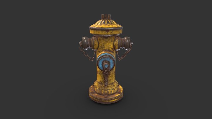 Allegorithmic Fire Hydrant 3D Model