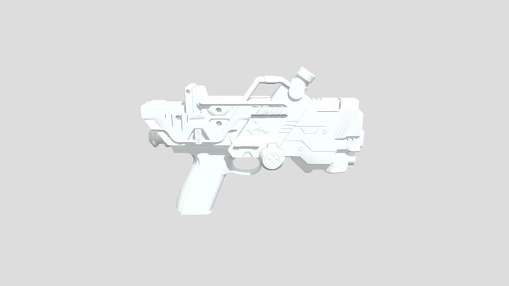 AAP01 Airsoft Kamen Rider W Trigger Magnum 01 3D Model