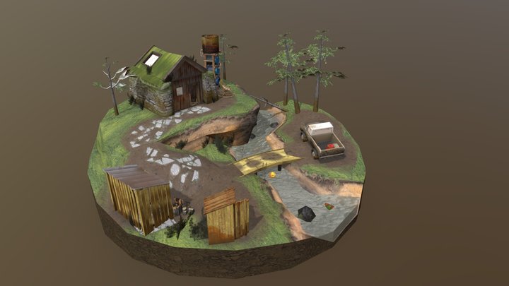 Forest Loner: 3D end assignment 3D Model