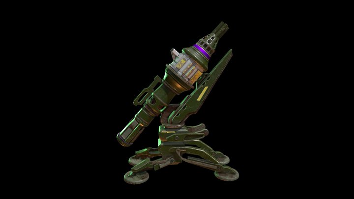 Turret 3D Model