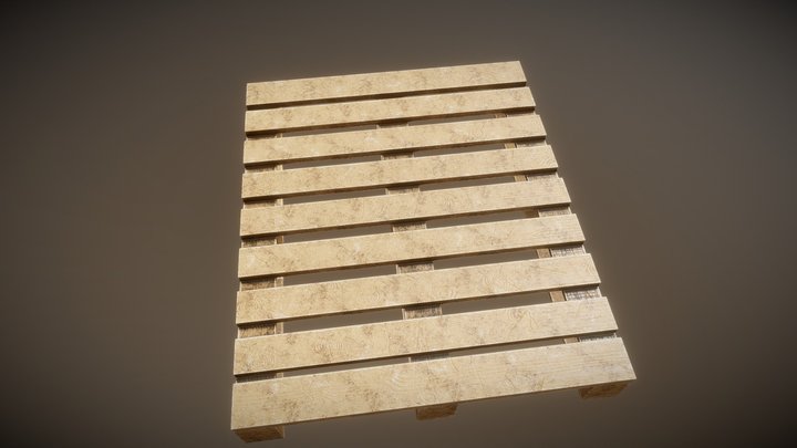 Wood Skid 3D Model