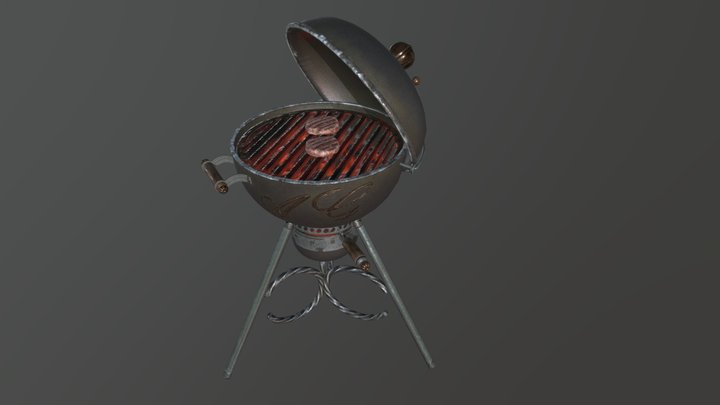 Old Grill 3D Model