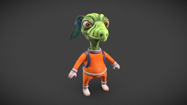 Diôto - The Alien 3D Model
