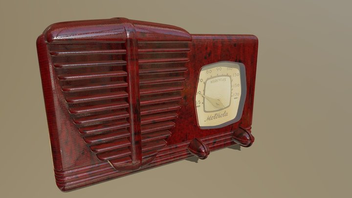 Motorola Bakelite 3D Model