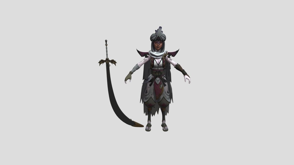 Stylized Women Warrior