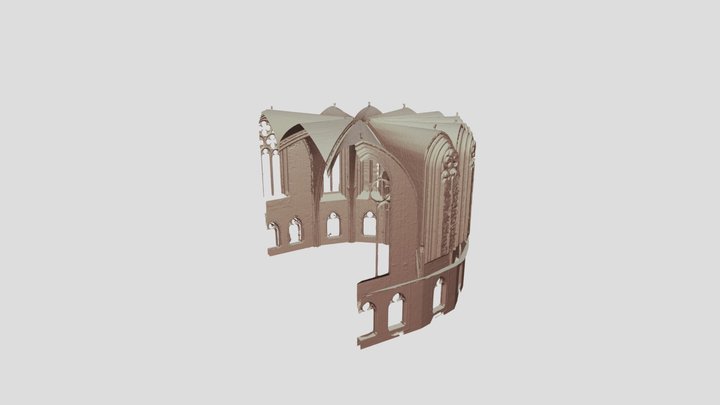 Volta Central Absis Catedral Girona 3D Model