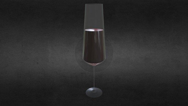 Glass_Wine 3D Model