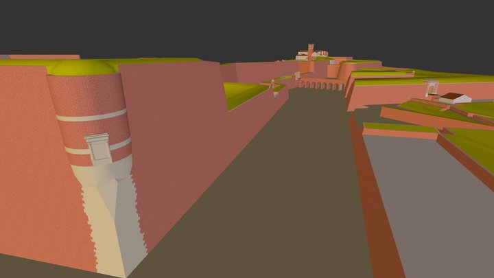 Porte de Canet à Perpignan 3D Model