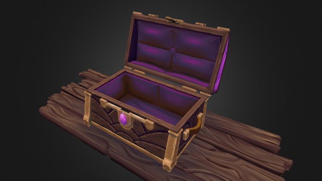 Treasure Chest 3D Model