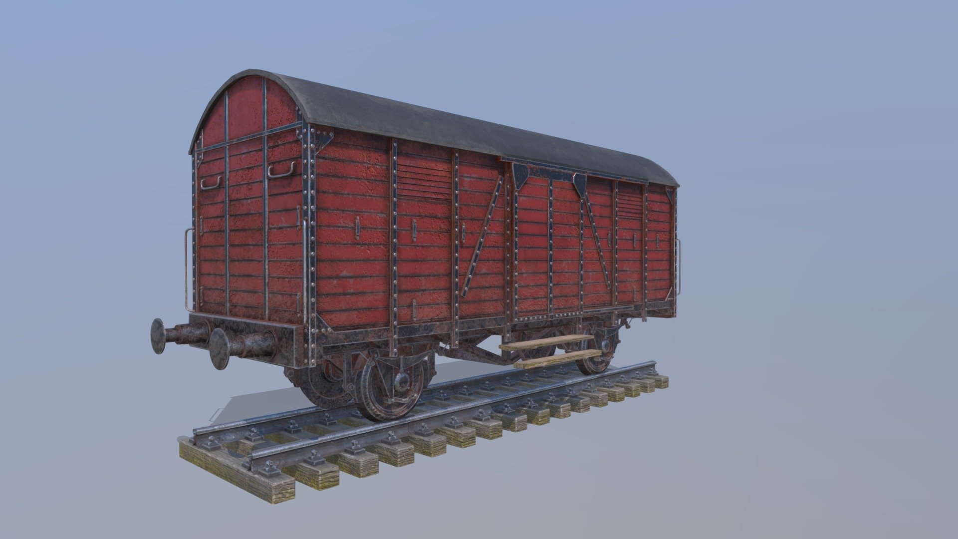 1940s Train Car - 3D model by ics_de [d540c84] - Sketchfab