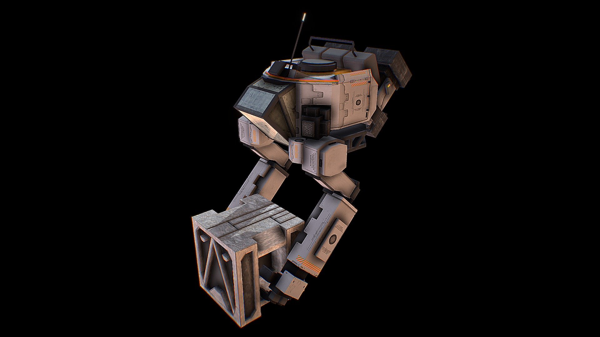 - Low poly Robot Minecraft