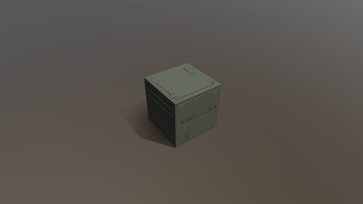 Military Box 3D Model