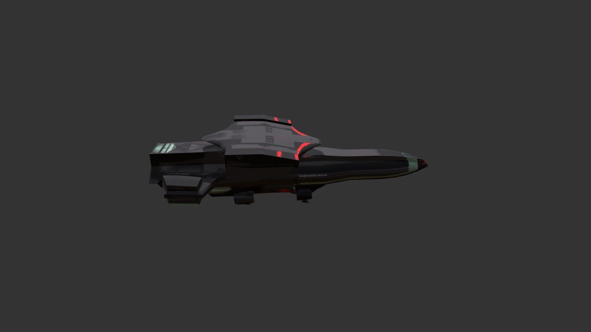 Spaceship Nemesis in Landing Configuration