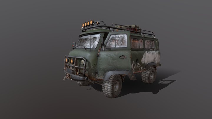 UAZ "Loaf" 3D Model