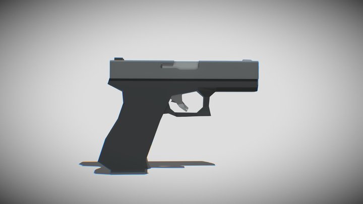 Low Poly G19 3D Model
