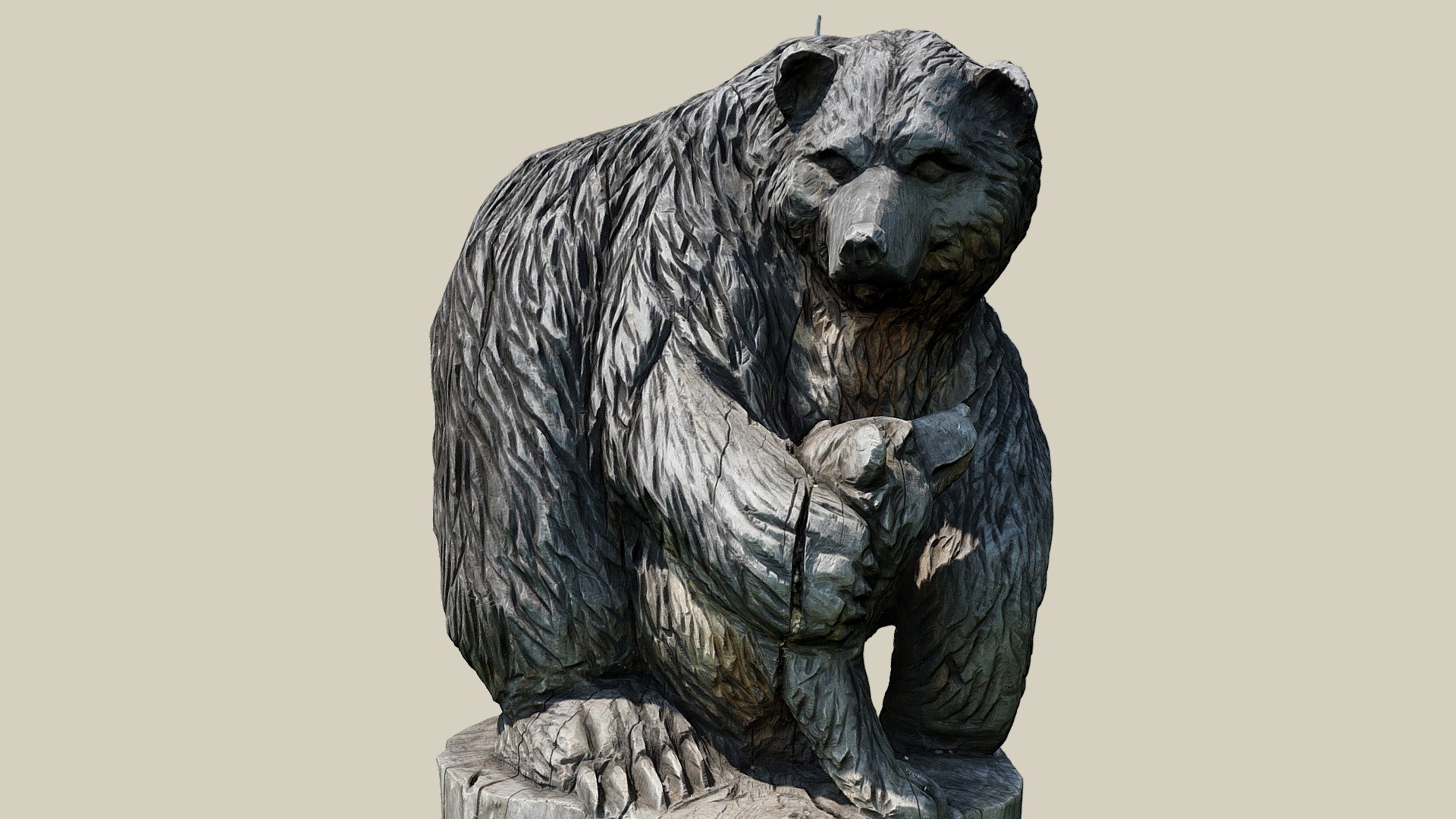 Holzskulptur — Sketchfab embed 3D viewer
