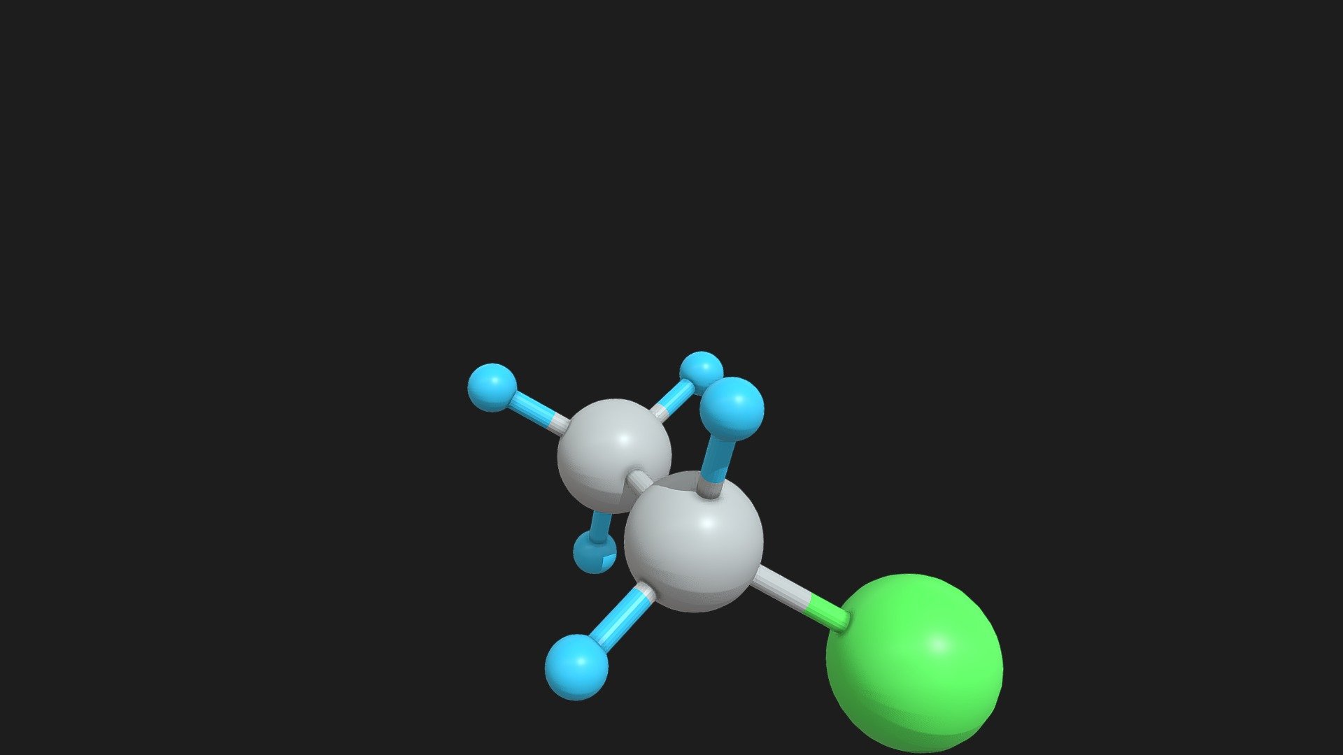 Chloroethane 60 deg rotation