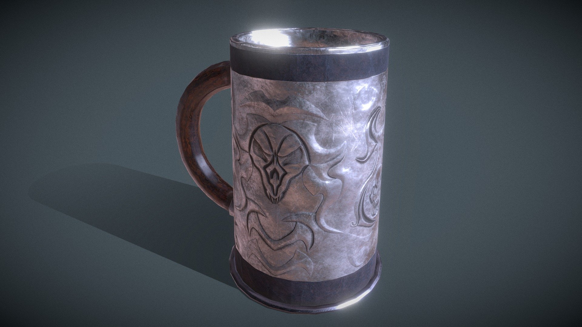 Metal Beer Mug!!