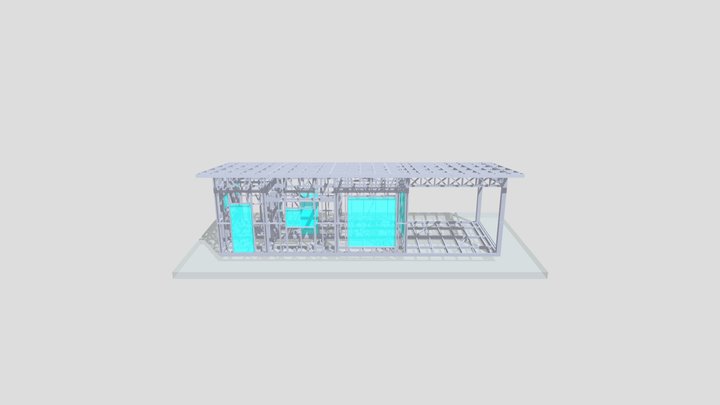 004 Баня 12x4 3D Model