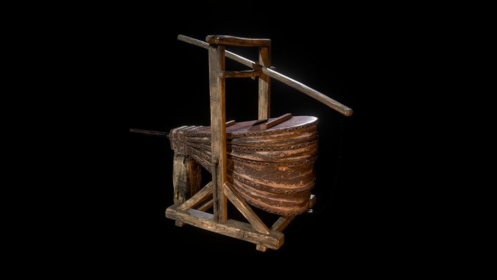 Medieval Bellows 3D Model