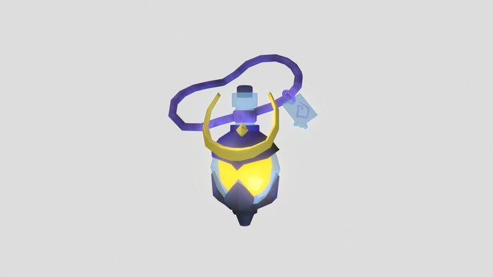 Fantasy Bottle 3D Model