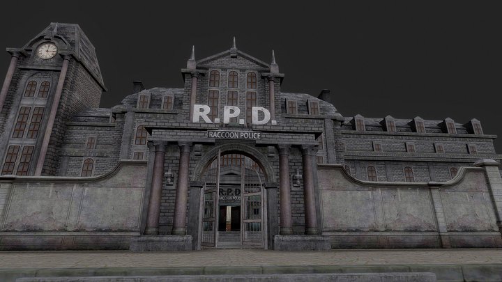 Resident Evil 2 R.P.D Raccoon Police Station 3D Model
