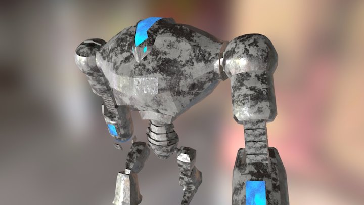 Robot Rough Textures 3D Model