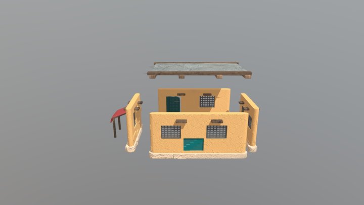 Modular Props 3D Model