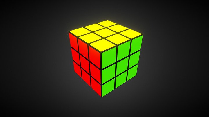 "Rubik's Cube"//魔术方块 3D Model