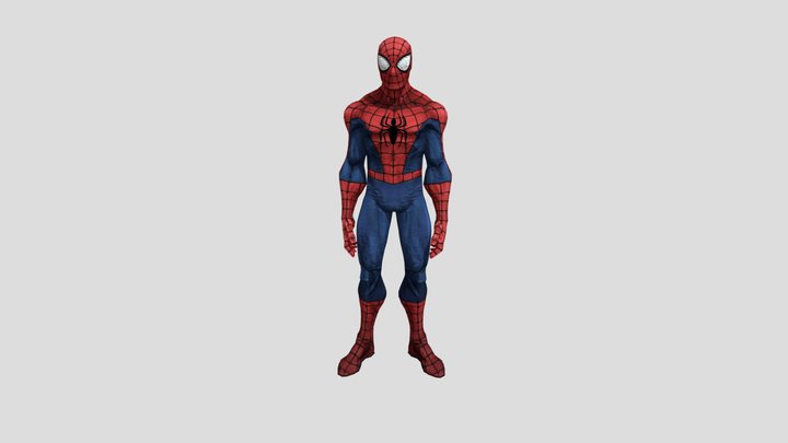 Spiderman Anim Idle 3D Model