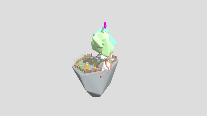 Floating Islands 03 3D Model