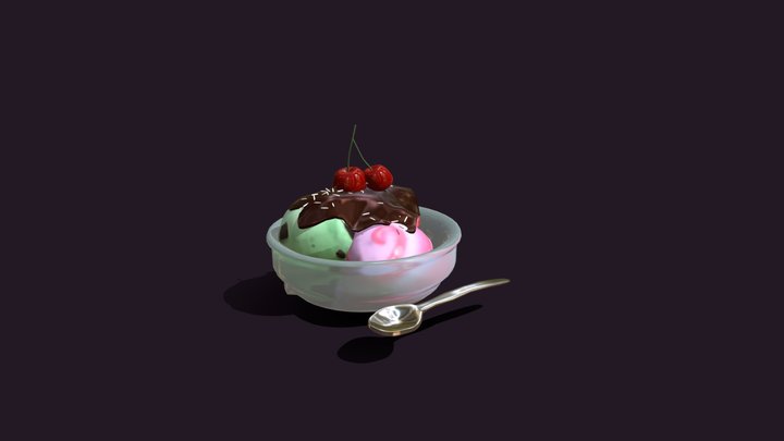 Ice Cream 3D Model