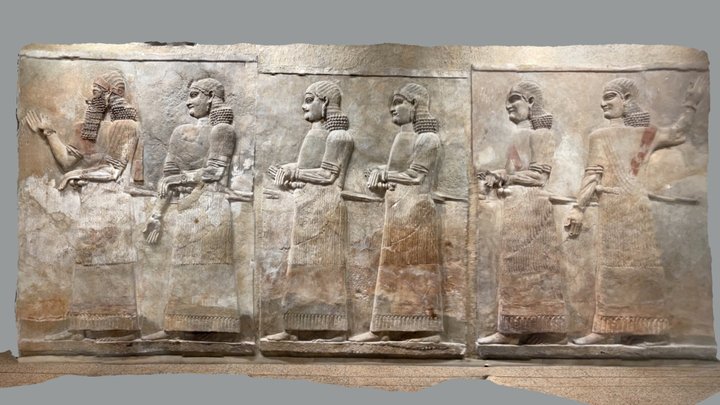 Relief from Palace of Sargon II 3D Model