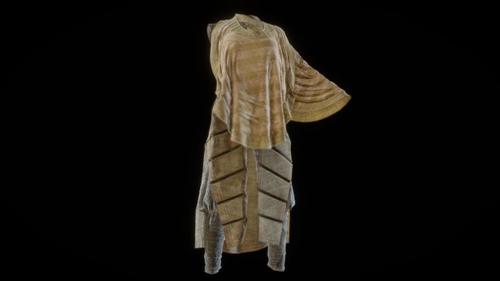 Free Female Cloth - For Unreal Skeleton – Modello 3D gratuito STL