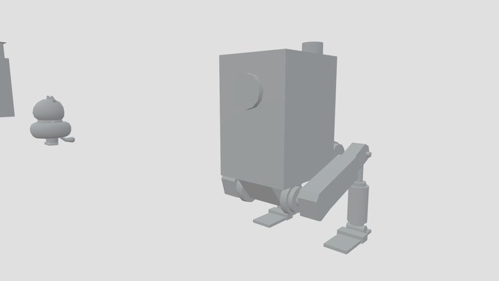 XYZ School HW блокинг 3D Model