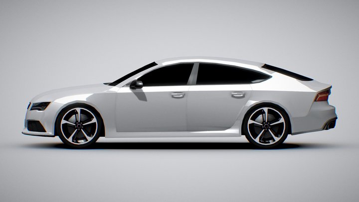 AUDI RS7 Free | Low Poly – Modello 3D gratuito STL