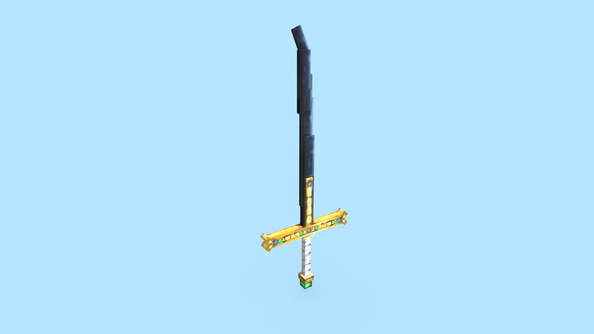 Mihawk Yoru Sword - One Piece - 3D Print Model – Wireframe