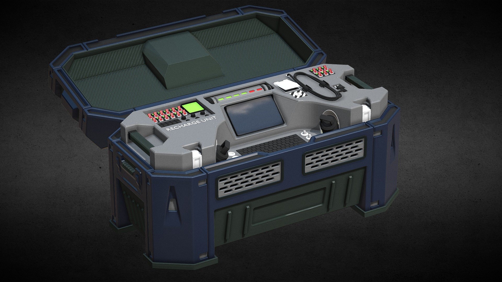 Rechanrge Unit Box - 3D model by Fearell [d54ecad] - Sketchfab