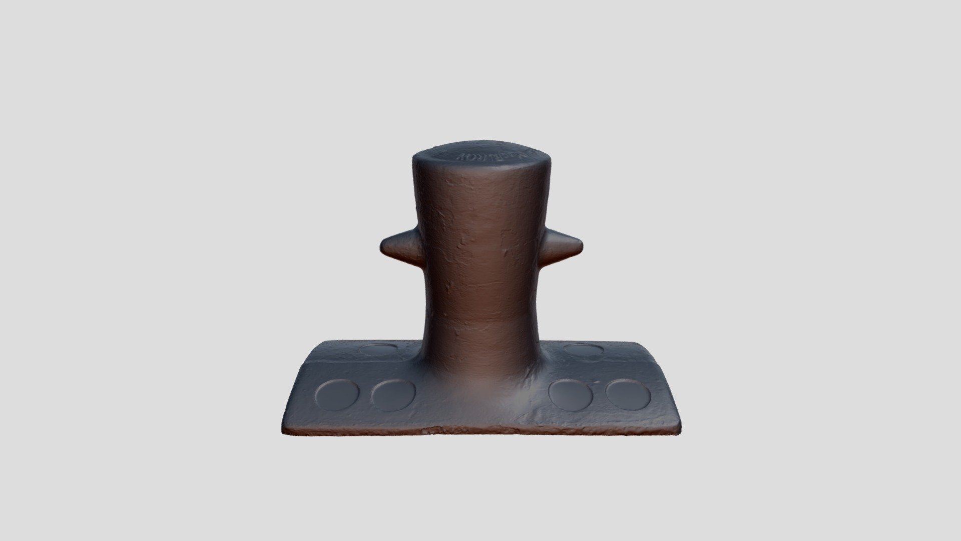 Bollard Engraved