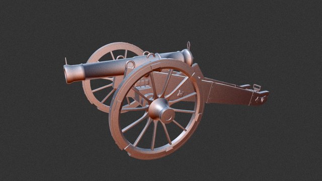 Cannon 2 3D Model