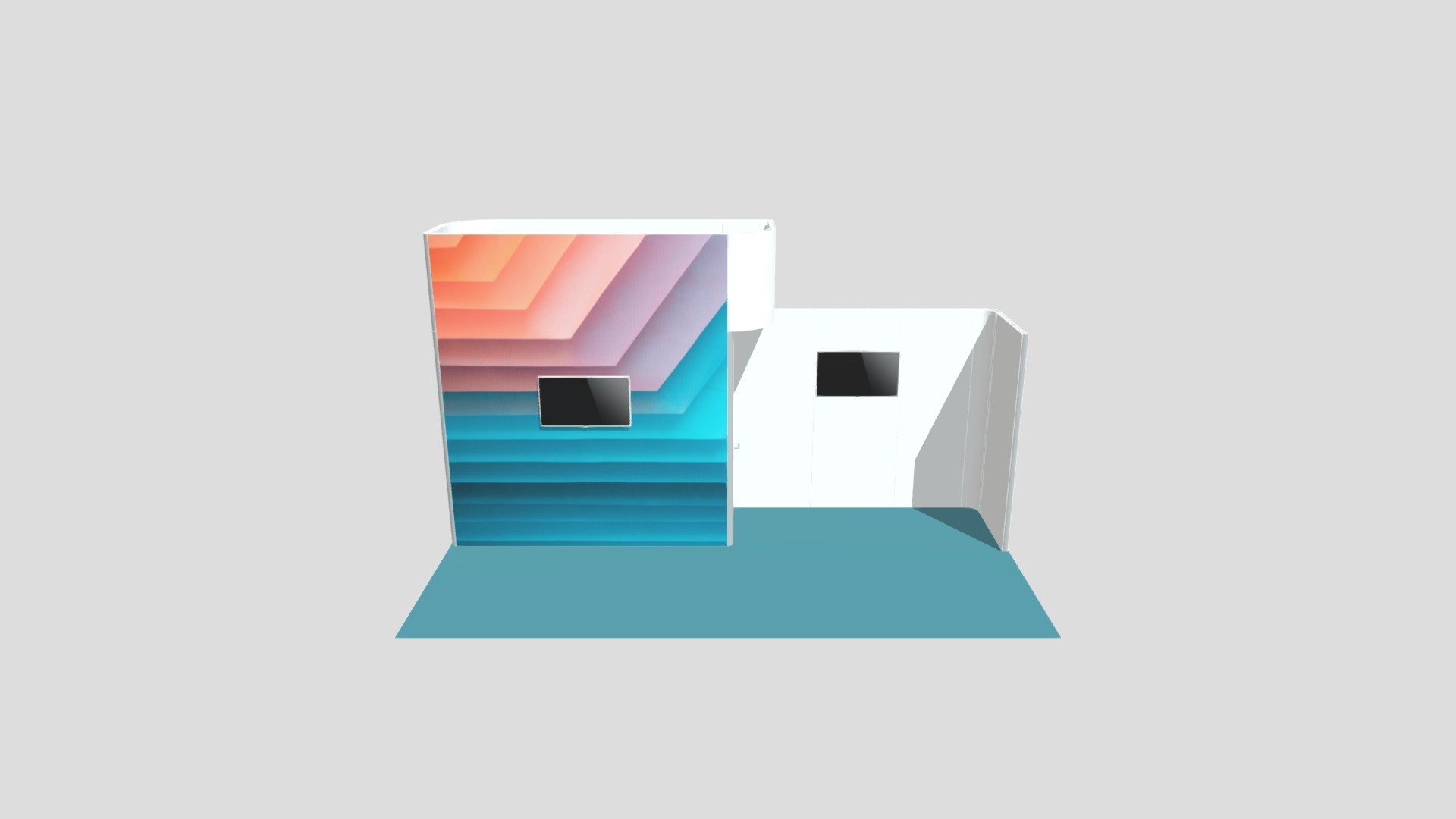 Stand 6x4 design 3 - 3D model by rcgroupe [d54ff83] - Sketchfab