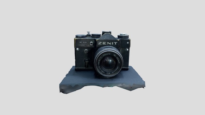 Cámara  de fotos réflex dslr zenit 3D Model