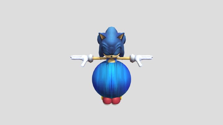 Wii - Super Smash Bros Brawl - Sonic 3D Model