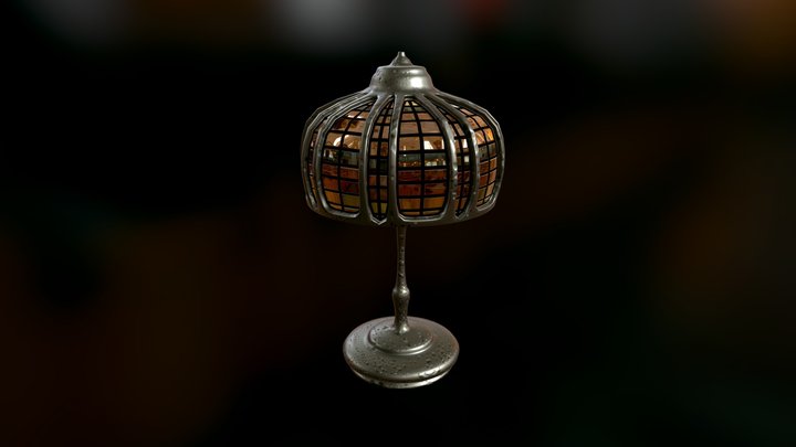 Vintage Lamp – Kostenloses 3D-Modell STL