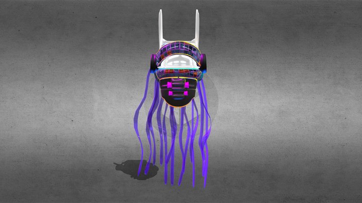 Octupus Mask 3D Model