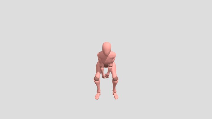 Kettlebell full Swing 3D Model