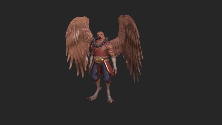 Bird Monk 3D Model
