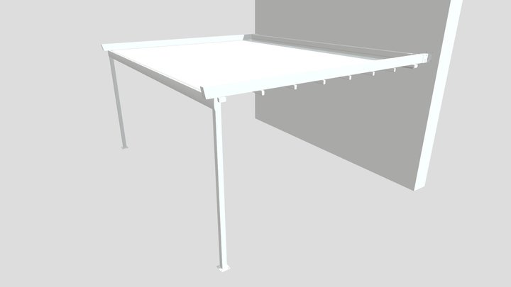 Pergola Floper 120 Awning 3D Model