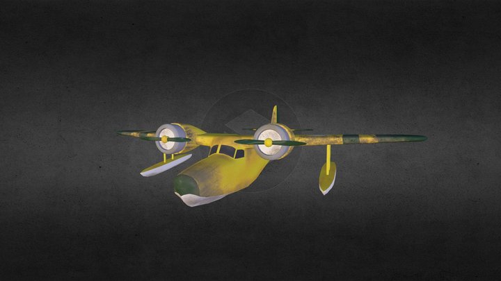 Seaplane 3D Model