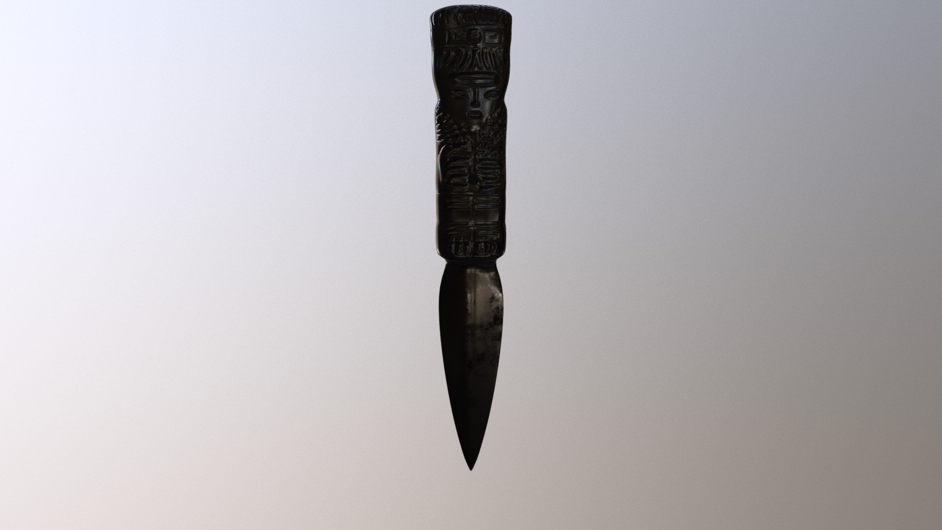 Maya - Inspired Obsidian Blade